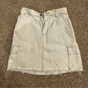 Ultra High Rise White Skirt